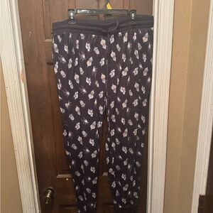 Women’s XL Disney Villains Black Cat Print Pajama Pants